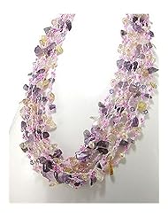 Cotton Amethyst Necklace