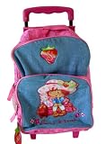 Strawberry Shortcake luggage backpack for children -small kid size rolling backpack