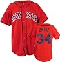 David Ortiz Boston Red Sox Alternate Scarlet Youth MLB Replica Jersey - Large (14-16)