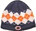 Mens Chicago Bears Argyle Cuffless Knit Cap