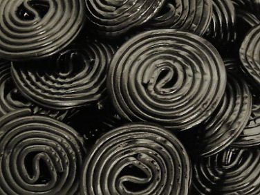 Haribo Gummy Licorice Wheels - Black, 5 pounds