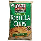 Boulder Canyon Natural Foods Organic Tortilla Chips, Yellow, 9-Ounce Bags (Pack of 12)