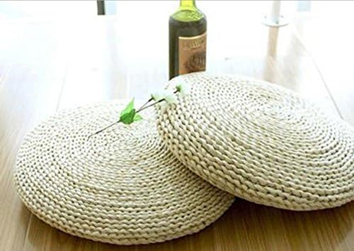 Japanese Style Hand Woven Tatami Floor Cushion Corn Maize Husk (S: 30X4CM)