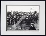 Abraham Lincoln Gettysburg Address 1863 Double Matted 8 x 10 Photograph in Black Anodized Aluminum Frame