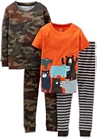 Carter's Baby-boys 4 Piece Snug Fit Cotton Pajamas (12 Months-24 Months)