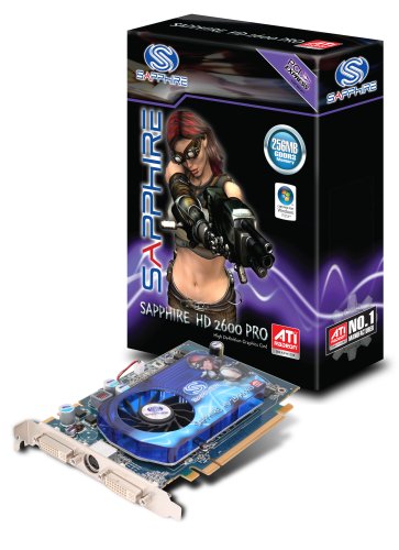 Childrens Toyshop  Computer : Sapphire RADEON HD 2600XT - Graphics adapter - Radeon HD 2600XT - PCI Express x16 - 256 MB GDDR3 - Digital Visual Interface (DVI), HDMI ( HDCP ) - HDTV out - lite retail