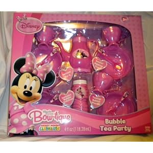 Disney Mickey Mouse Clubhouse Minnie Mouse Bow-tique Bubble Tea Party Dish Set