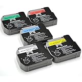 Eseller Direct&reg; - Brother Compatible MK231 MK-231 MK431 MK-431 MK531 MK-531 MK631 MK-631 MK731 MK-731 Label Tapes Replacement for Brother P-Touch Printers - 12mm wide x 8m Length