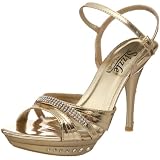 Sizzle by Coloriffics Women's Milan Sandal,Gold,7.5 M US
