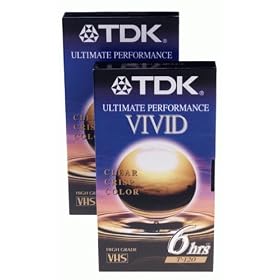 TDK Ultimate Performance VIVID 6 Hr VHS Cassette by TDK