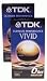 TDK Ultimate Performance VIVID 6 Hr VHS Cassette