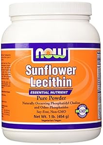 Now Foods Sunflower Lecithin Powder, 1 Pound