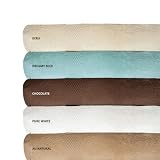 Organic Combed Cotton Bath Towel Set Color: Chocolate