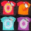 Girls Short Sleeve Tie Dyed T-Shirt-4-Pack Sizes 2-6X