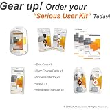 HP iPAQ hx4700 Skin Case Serious User Kit (w/ black JAVOSync and white JAVOeBuds)