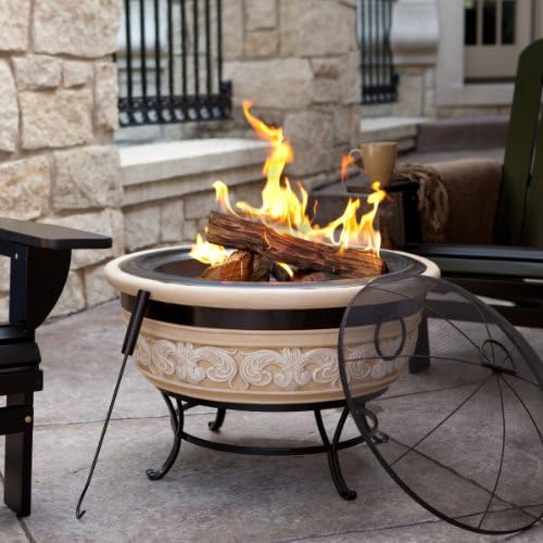 Angel Wings Magnesia Fire Pit 30 Inch