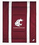 Washington State Cougars Jersey Mesh Full / Queen Comforter from The Sidelines Collection by Kent