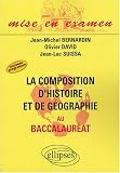 La composition d Histoire et de Géographie au baccalauréat