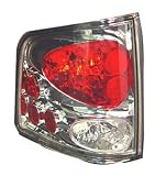 Tail Light: 1994-2003 Chevrolet S10 Pickup; Crystal Clear Platinum Smoke