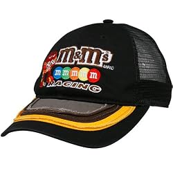 Chase Authentics Kyle Busch Black Bubble Mesh Adjustable Trucker Hat