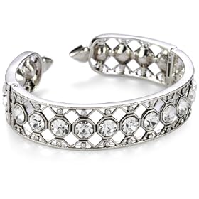 House Of Harlow 1960 Palladium Cuff Bracelet