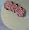 Baby Headband ~ Pink Roses, small(0-3 mo.)