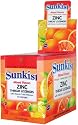 Sunkist Zinc Throat Lozenges with Vitamin C and Echinacea, Mixed Flavors, Case of 18- 16 lozenges (288 Lozenges)