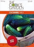 Amazon / Hirts: Seed; Cucumber: Cooks Garden Mila Cucumber Seeds - 750 mg
