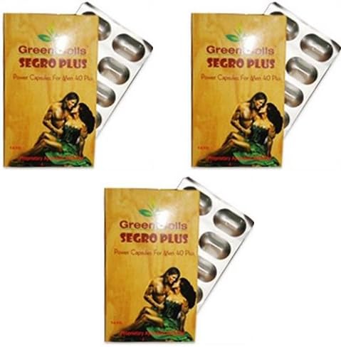 3 X Green Calls Segro Plus- 10 CAPS X 3 -Herbal Men Sexual Performance Enhancer