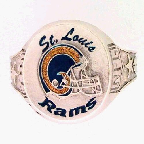 St. Louis Rams Fine Pewter Logo Ring by Siskiyou, Size 10