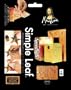 Speedball Mona Lisa Red Variegated Leaf, 6 Sheet Pack
