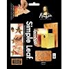 Speedball Mona Lisa Green Variegated Leaf, 6 Sheet Pack