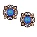 Jewelry : Sheltering Sky Ornate Medallion Large Clip Earrings