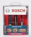 Bosch RBS022XW 3 Piece 1/2-Inch Shank Straight Router Bit Set