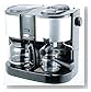 I.D.E.Ainternational エスプレッソマシン BIANESSO 黒 THA01-B 6130000