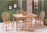 BEAUTIFUL ALL NATURAL SOLID WOOD DINING ROOM SET