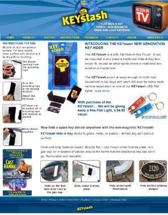 Key Stash 4-Pack Key Hider