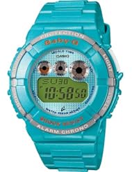 Casio BGD121-2 Baby-G Round 200M Water Resistant World Time 5 Daily Alarms