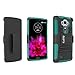 LG G4 Case, Cellto **Triple Layer** [Kickstand] Combo Holster Cover [Heavy Duty Rugged] Kickstand and Locking Belt Swivel Clip (Mint)
