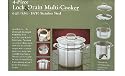 Tramontina 4 Piece Stainless Steel Lock & Drain Multi-cooker
