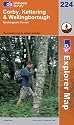 Corby, Kettering and Wellingborough (Explorer Maps) (OS Explorer Map)