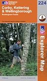 Corby, Kettering and Wellingborough (Explorer Maps) (Explorer Maps)