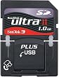 SanDisk SDSDPH-1024-901 High Performance 1GB Ultra II SD Plus Card with SD and USB Connection Capabilities