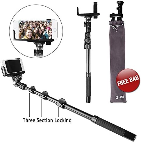 1Pcs 2015 Professional Monopod Extendable Bluetooth Selfie Stick Handheld Monopod For Samsung Iphone And Gopro Hero Camera