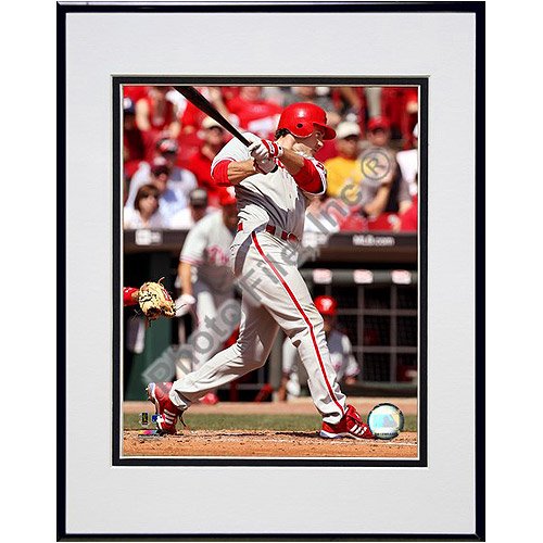 Buy Photofile Philadelphia Phillies Chase Utley 2008 Batting Action - Matted 8x10 Photo in Aluminum... by Photo File
