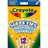 Crayola - 12 Pennarelli Superpunta  Lavabili