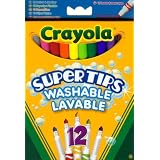 Crayola - Loisir Cr�atif - 12 Feutres � Dessiner Lavables Couleurs Vivespar Crayola
