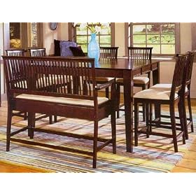 Counter Height Table With Chairs And Bench by
