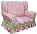 Angel Song Hot Stuff Wingback Girl's Loveseat Chair