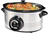 Euro-Pro KC276T 6-1/2-Quart Gourmet Slow Cooker with Bonus Little Cooker